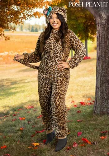 Fantasia de leopardo Lana de amendoim elegante para adultos- Posh Peanut Lana Leopard Costume for Adults