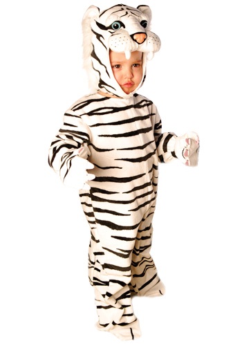 Fantasia de tigre branco infantil – Little White Tiger Costume