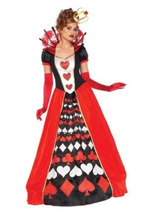 Fantasia feminino Deluxe Rainha de Copas -Women’s Deluxe Queen of Hearts Costume