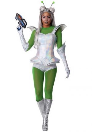 Fantasia feminino de alienígena galáctica – Galactic Alien Babe Women’s Costume