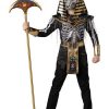 Fantasia guerreiro esqueleto de Anubis para meninos – Boys Anubis Skeleton Warrior Costume