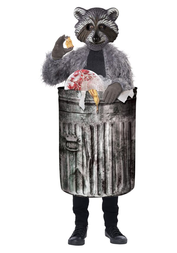 Fantasia infantil do Guaxinim do lixo- Kids Trash Panda Costume