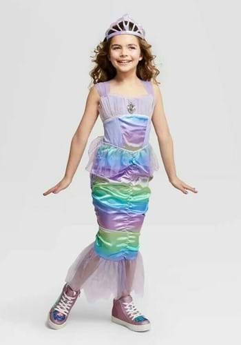 Fantasia iridescente de sereia infantil – Iridescent Mermaid Kids Costume