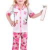 Fantasia  veterinário para crianças para meninas – Toddler Veterinarian Costume for Girls