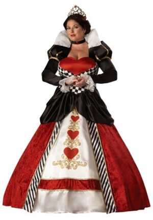 Fantasia Adulto Plus Size Rainha de Copas – Adult Plus Size Queen of Hearts Costume