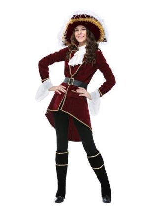Fantasia Capitão gancho feminina Plus Size – Women’s Captain Hook Plus Size Costume