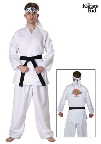 Fantasia Daniel San para Karate Kid Plus Size- Karate Kid Men’s Plus Size Daniel San Costume