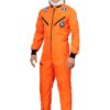 Fantasia Macacão laranja astronauta adulto plus size – Orange Astronaut Jumpsuit Adult Plus Size Costume
