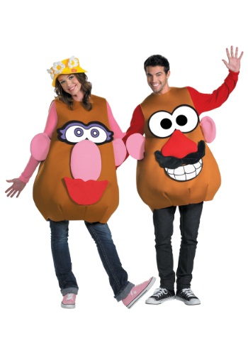 Fantasia Sr. e Sra. cabeça de Batata – Adult Plus Size Costume Mr / Mrs Potato Head