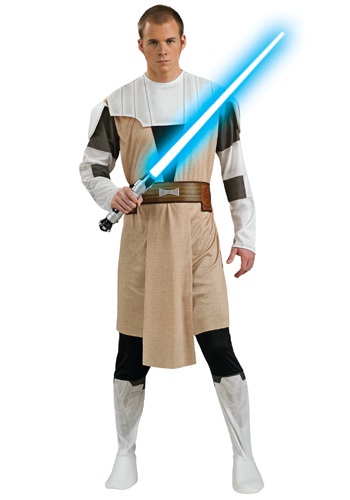 Fantasia adulto de guerra dos clones de Obi Wan Kenobi – Obi Wan Kenobi Adult Clone Wars Costume
