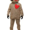 Fantasia boneca vodu de serapilheira – Adult Burlap Voodoo Doll Plus Size Costume