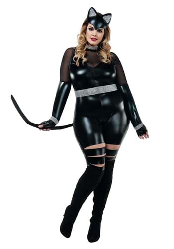 Fantasia de Mulher Gato sexy plus Size – Sexy Plus Size Cat Burglar Costume for Women