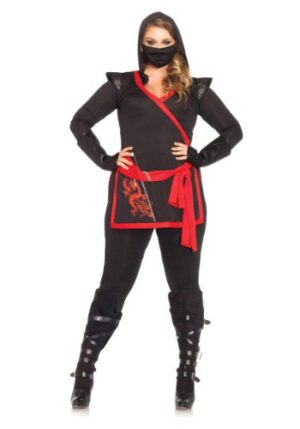 Fantasia de Ninja Assassin Plus Size – Plus Size Ninja Assassin Costume
