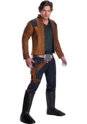 Fantasia de Solo Han Solo de História de Star Wars para adultos – Adult Star Wars Story Solo Han Solo Costume