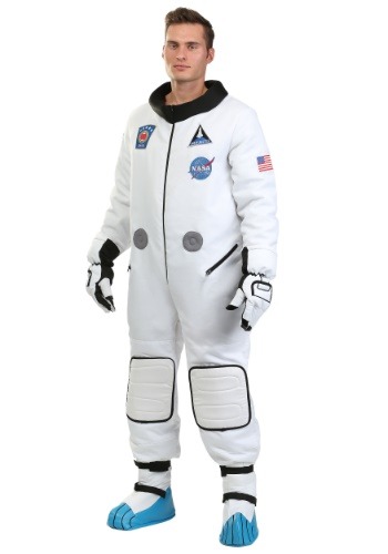Fantasia de astronauta masculina de luxo plus size – Plus Size Men’s Deluxe Astronaut Costume