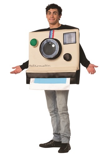 Fantasia de câmera Polaroid -Adult Instant Camera Costume