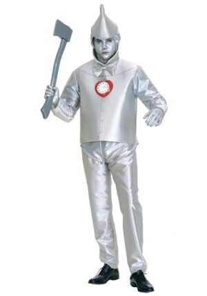 Fantasia de homem de lata plus size de mágico de Oz  – Plus Size Tin Man Costume