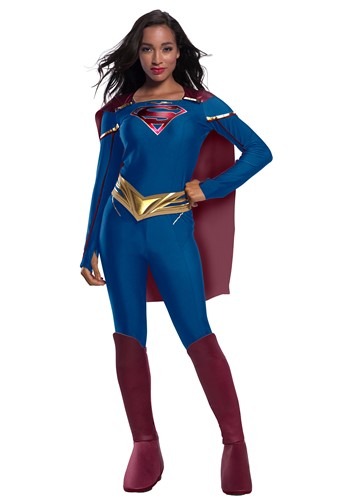 Fantasia de macacão supergirl para adultos – Supergirl Jumpsuit Costume for Adults