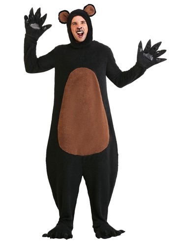 Fantasia de urso plus size- Plus Size Grinning Grizzly Costume
