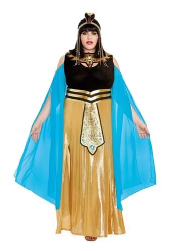 Fantasia feminina Queen Cleópatra plus size- Plus Size Women’s Queen Cleopatra Adult Costume