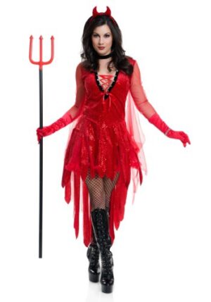 Fantasia feminina de Diabinha – Women’s Sizzling Devil Costume