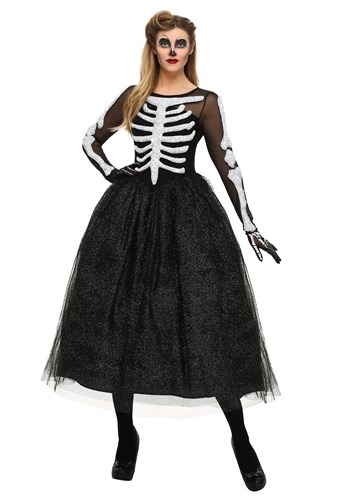 Fantasia  feminino de esqueleto  Plus size – Women’s Skeleton Beauty Plus Size Costume