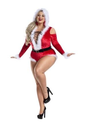 Fantasia feminino sexy de Mamãe Noel Plus Size – Sexy Santa Honey Plus Size Women’s Costume