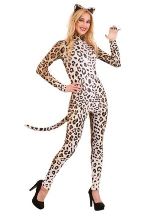Fantasia leopardo para mulheres – Leopard Catsuit for Women