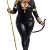 Fantasia macacão egípcio plus size para mulheres -Plus Size Egyptian Catsuit Costume for Women