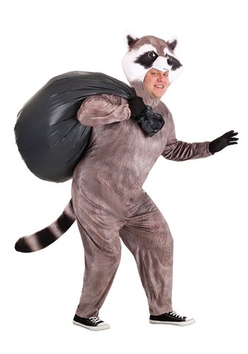 Fantasia realista de guaxinim plus size – Realistic Raccoon Plus Size Costume