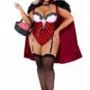 Fantasia sexy de Coelhido da Playboy com capuz vermelho Plus Size- Women’s Plus Size Playboy Bunny Red Riding Hood Costume