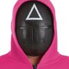 Mascara  de triângulo de jogo Round 6 – Squid Game Triangle Mask for Adults