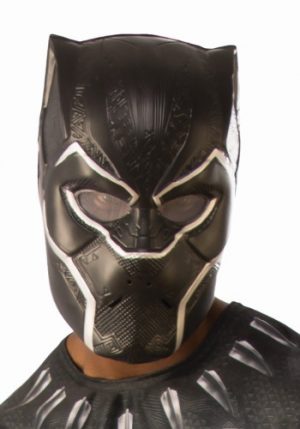 Máscara de Pantera Negra para Homens- Black Panther Mask for Men