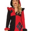 Fantasia Harley Quinn Feminina – Women’s Cozy Harlequin Costume