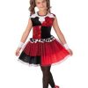 Fantasia Harley Quinn Infantil – Super Villains Harley Quinn Costume for Girls