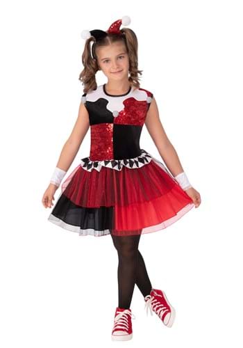 Fantasia Harley Quinn Infantil – Super Villains Harley Quinn Costume for Girls