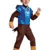 Fantasia Infantil Patrulha canina Chase – Paw Patrol Movie Deluxe Chase Toddler/Kid’s Costume