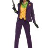 Fantasia  Joker Charada feminino de luxo –  Deluxe Women’s Joker Costume