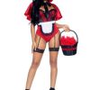 Fantasia Sexy Chapeuzinho Vermelho – Naughty Miss Red Women’s Sexy Costume