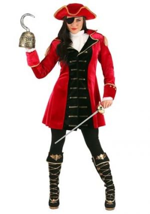 Fantasia de Capitão Gancho para Mulheres – Captain Hook Costume for Women