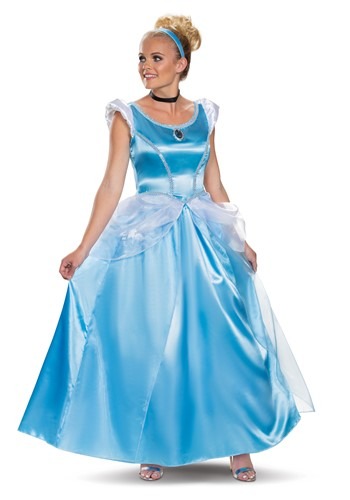 Fantasia de Cinderela Adulta Deluxe- Deluxe Adult Cinderella Costume