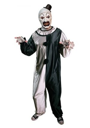 Fantasia de Palhaço Aterrorizante adulto  – Terrifier Art The Clown Adult Costume