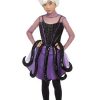Fantasia de bruxa do mar Úrsula  para meninas – Girls Sea Witch Costume Dress