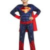 Fantasia de super-homem da Liga da Justiça infantil – Kids Justice League Superman Costume