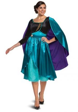 Fantasia feminina Deluxe Frozen Queen Anna – Deluxe Frozen Queen Anna Women’s Costume