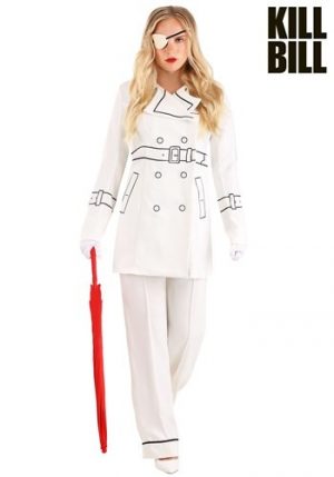 Fantasia feminino de capa de chuva Kill Bill Elle Driver – Women’s Kill Bill Elle Driver Trench Coat Costume